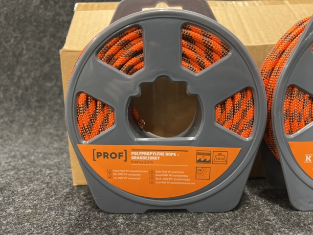 1456442-3 24 st Rullar Polypropylen-rep Prof 6 mm, 20 m (480 m)