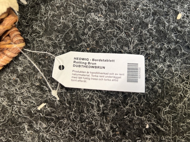 1457780-12 Tallrikar, glas & underlägg