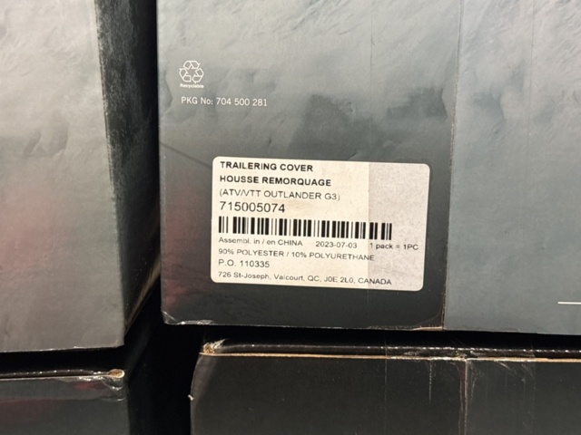 1409387-50 Lot with various spare parts/components - ATV/SSV