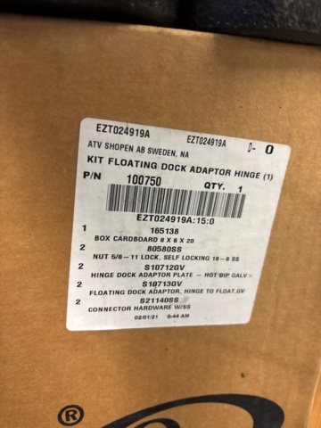 1409389-22 Lot of floating docks x7 units - EZ Dock