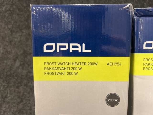 1456547-3 2 st Frostvakter Opal med anslutningssladd, 200W