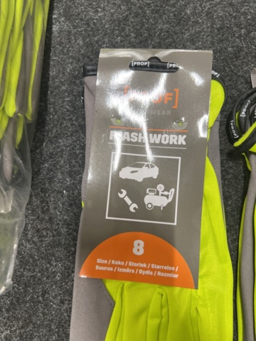 1457132-4 96 st Arbetshandskar Prof flash work, strl 8