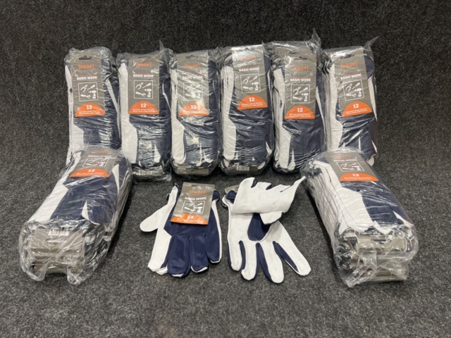 1457136-2 96 pcs Work gloves Prof basic work, size 12