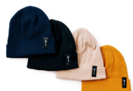 1457900 Knitted hat 4 pcs – Galio of Sweden, sand, black, mustard, navy