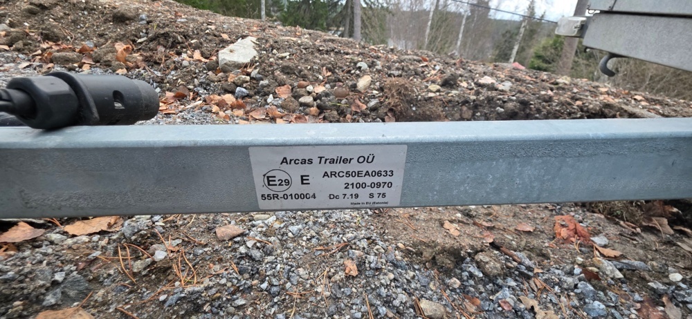 1320014-10 Släpkärra ARc50E