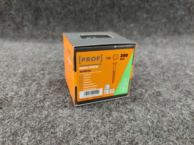 1457926-3 3200 pcs Wood screw Prof 6x40 mm