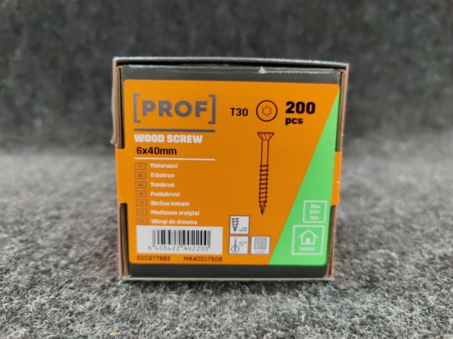 1457926-4 3200 pcs Wood screw Prof 6x40 mm