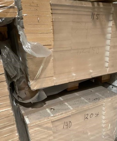 1460145-3 Parti fönstersmygar Abeco MDF vit 102