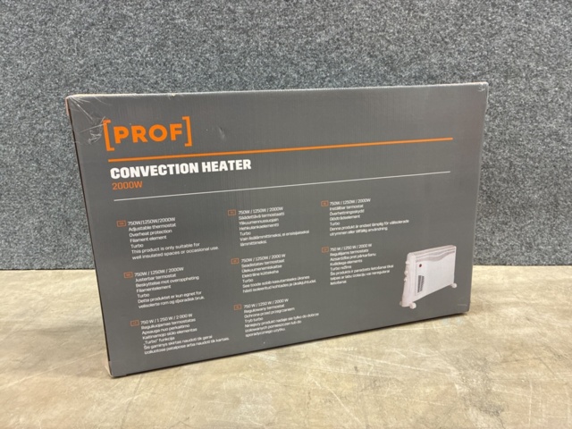 1457163-7 16 convector elements Prof Turbo 2000W