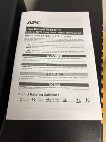 1442482-6 UPS battery backups, 1st APC, 1st Digitus
