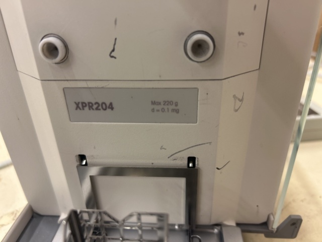 1435544-4 Analytisk laboratorievåg - Mettler Toledo XPR204