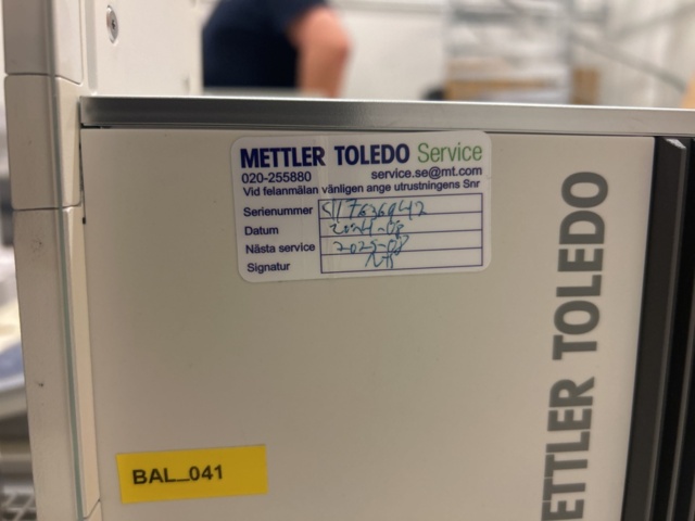 1435544-8 Analytisk laboratorievåg - Mettler Toledo XPR204