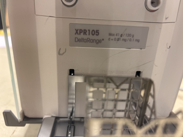 1435543-4 Analytisk laboratorievåg - Mettler Toledo XPR105DR