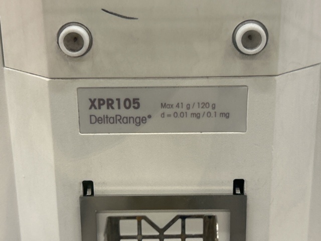 1435545-3 Analytisk laboratorievåg - Mettler Toledo XPR105DR