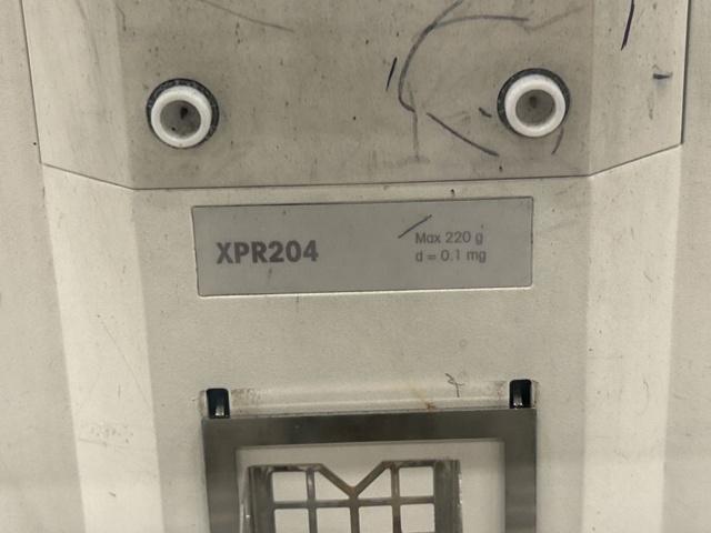 1435546-3 Analytisk laboratorievåg - Mettler Toledo XPR204