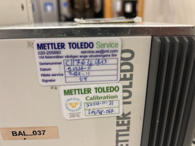1435547-7 Analytisk laboratorievåg - Mettler Toledo XPR204