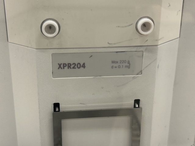 1435548-5 Analytisk laboratorievåg - Mettler Toledo XPR204