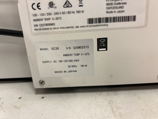 1435551-6 Densitetsmätare Mettler Toledo Excellence D4 med provväxlare SC30