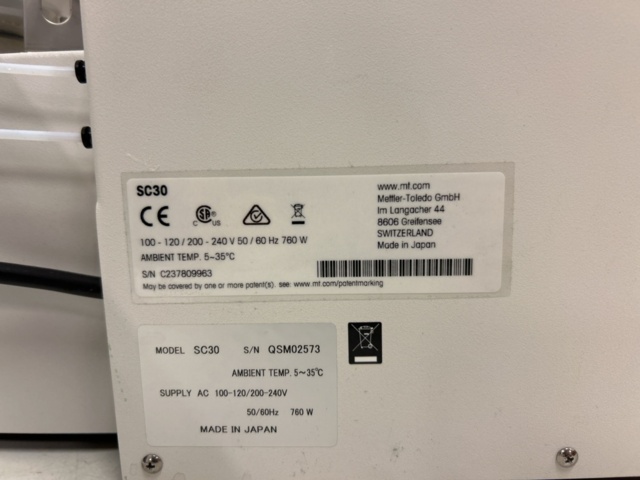 1435551-7 Densitetsmätare Mettler Toledo Excellence D4 med provväxlare SC30