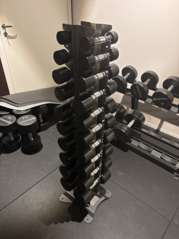 1443749-2 Racks 2 pcs with dumbbells - Gymleco