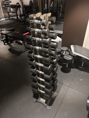 1443749-1 Racks 2 pcs with dumbbells - Gymleco