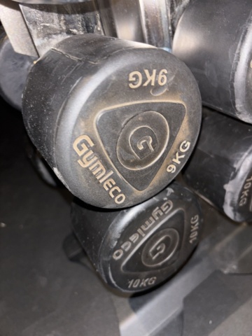 1443749-6 Racks 2 pcs with dumbbells - Gymleco