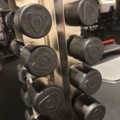 1443749-8 Racks 2 pcs with dumbbells - Gymleco