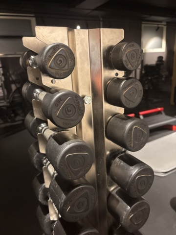 1443749-9 Racks 2 pcs with dumbbells - Gymleco