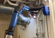 1409458 Utsugsarm, arbetsbelysning och kabelvinda