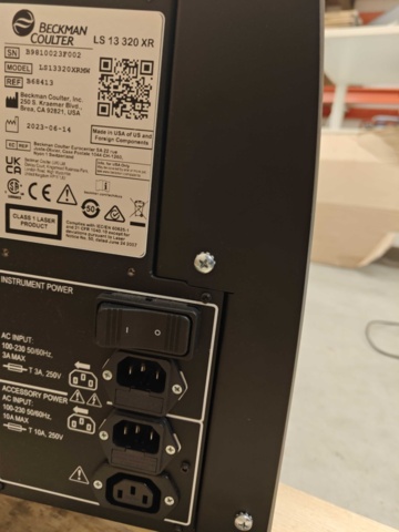 1400655-14 Laser-diffraktionsinstrument för partikelstorleksanalys - Beckman Coulter LS 13 320 XR MW -2023
