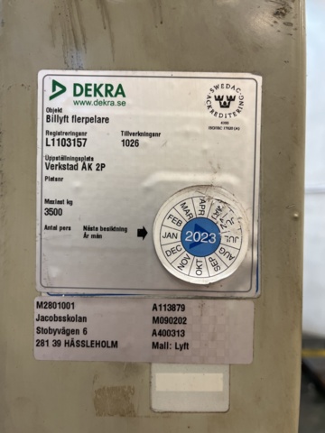 1430038-17 Fyrpelarlyft - Ravaglioli RAV421