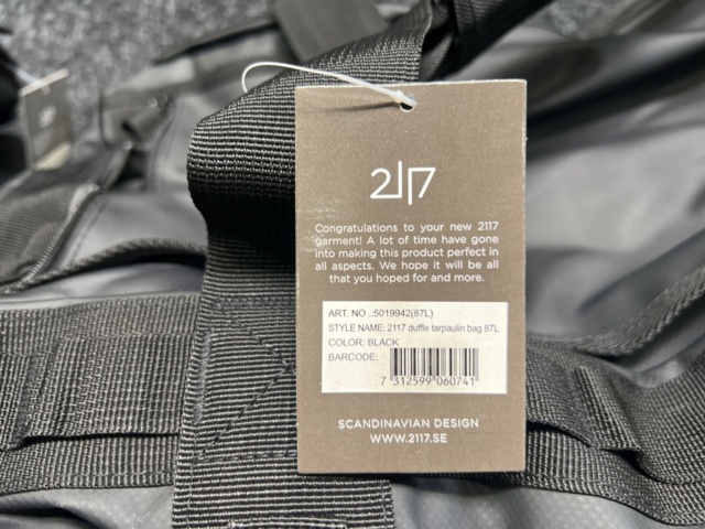 1457819-5 2 st duffelbags 60 & 87L, 2117 Of sweden