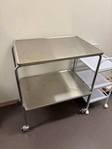 1442215-4 Warehouse shelves, trolleys, rolling board, stool, bench