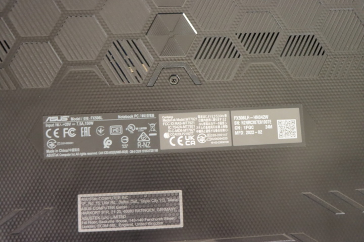 1295777-12 Dator ASUS Tuf Gaming F15, ram 16, hd 477 Win11