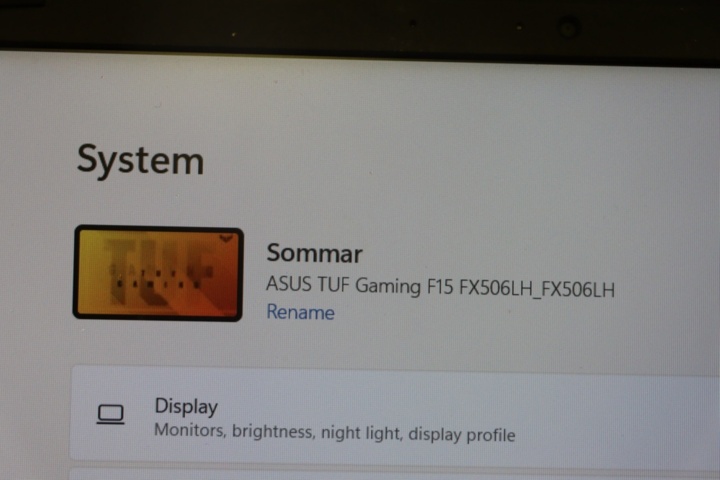 1295777-14 Dator ASUS Tuf Gaming F15, ram 16, hd 477 Win11