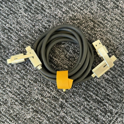 1460414-4 3 st 4-i-1 Snabbladdningskabel 65 W - Svart 2m - Fri frakt