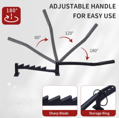 1460444-4 Wall Mounted Wood Splitter with Bracket - Free shipping