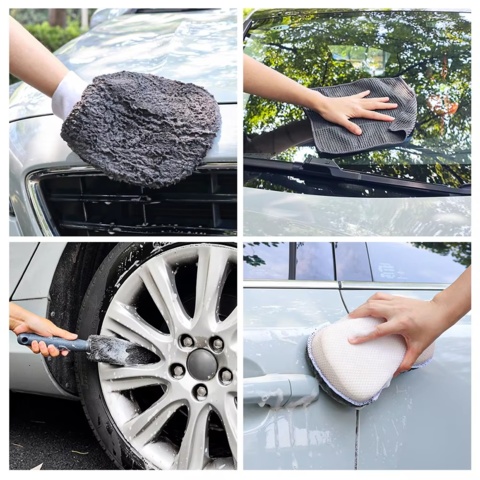 1460508-4 CarClean Compact car care kit – 8-piece - Free shipping