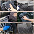 1460514-6 3 pcs Microfiber car wipes 50×80 cm – double-sided 1200 g/m² - Free shipping