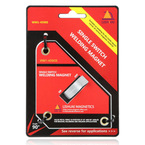 1460517-2 3 st Svetsmagneter WM1-4590S On/off – 30 kg dragkraft - Fri frakt