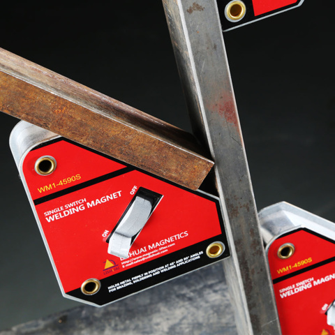 1460517-5 3 st Svetsmagneter WM1-4590S On/off – 30 kg dragkraft - Fri frakt