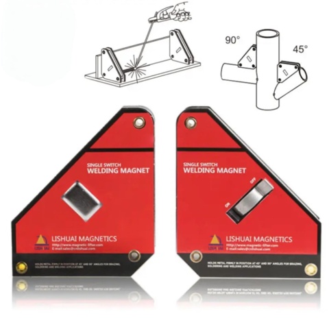1460517-6 3 st Svetsmagneter WM1-4590S On/off – 30 kg dragkraft - Fri frakt