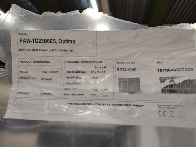 1447652-4 Kombinationstank med tillbehör - Optima PAW-TD23B6E5