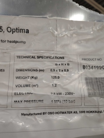 1447652-5 Kombinationstank med tillbehör - Optima PAW-TD23B6E5