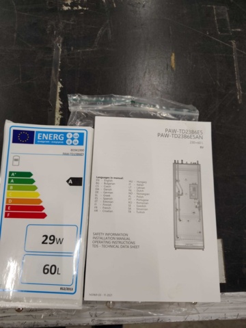 1447652-2 Kombinationstank med tillbehör - Optima PAW-TD23B6E5