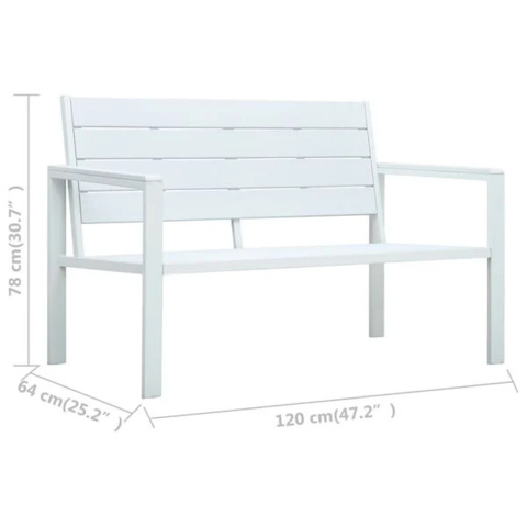 1365375-1 Trädgårdsbänk