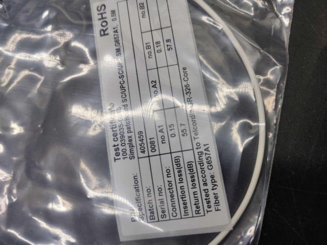 1447663-5 Fiberuttag / Fiberbox med SC/UPC-pigtail – 42 st