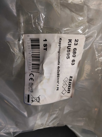 1447675-4 Connection insert – Eldon, 4×3×95 mm² + PE