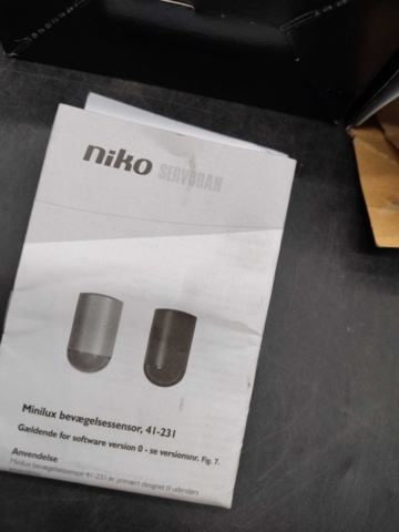 1447685-4 Rörelsesensorer, 6 st – Niko Servodan, IP54, justerbar räckvidd