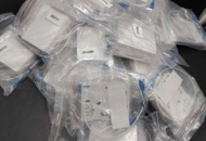 1447688 Fiberuttag med patchkablar, 24 st – väggmonterade uttag med SC-kontakter